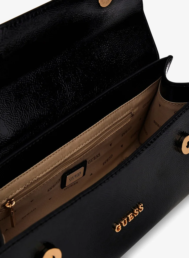 GUESS  Cirene Top Handle Flap Over Satchel Bag for Women | Best Price UAE